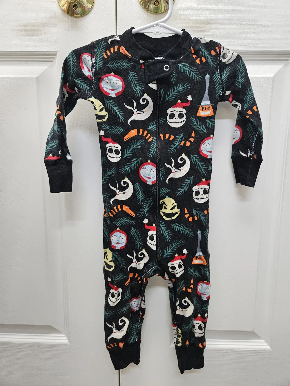 Baby Disney Tim Burton's The Nightmare Before Christmas 2-Way Zip Sleeper 18-24m